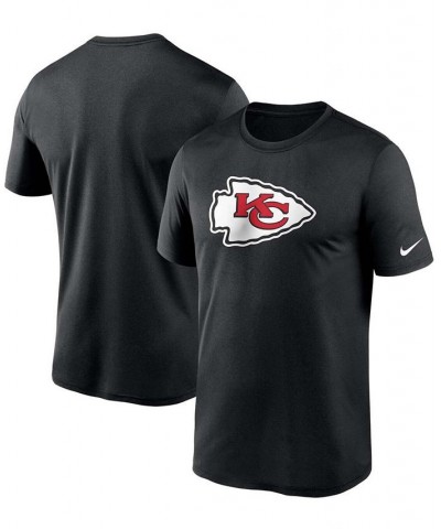 Men's Black Kansas City Chiefs Logo Essential Legend Performance T-Shirt $21.00 T-Shirts