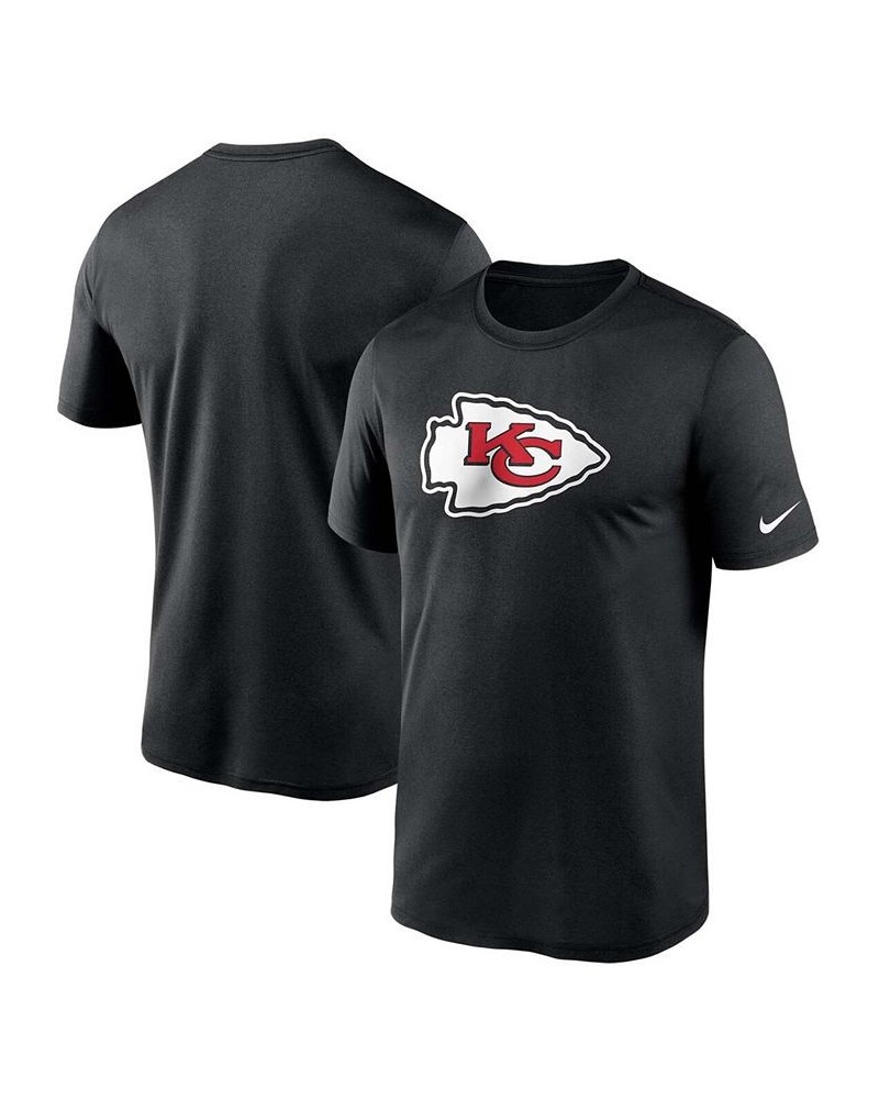 Men's Black Kansas City Chiefs Logo Essential Legend Performance T-Shirt $21.00 T-Shirts