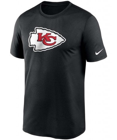 Men's Black Kansas City Chiefs Logo Essential Legend Performance T-Shirt $21.00 T-Shirts