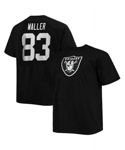 Men's Branded Darren Waller Black Las Vegas Raiders Big and Tall Player Name and Number T-shirt $24.18 T-Shirts