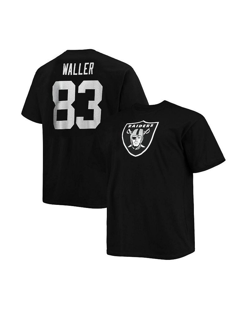 Men's Branded Darren Waller Black Las Vegas Raiders Big and Tall Player Name and Number T-shirt $24.18 T-Shirts