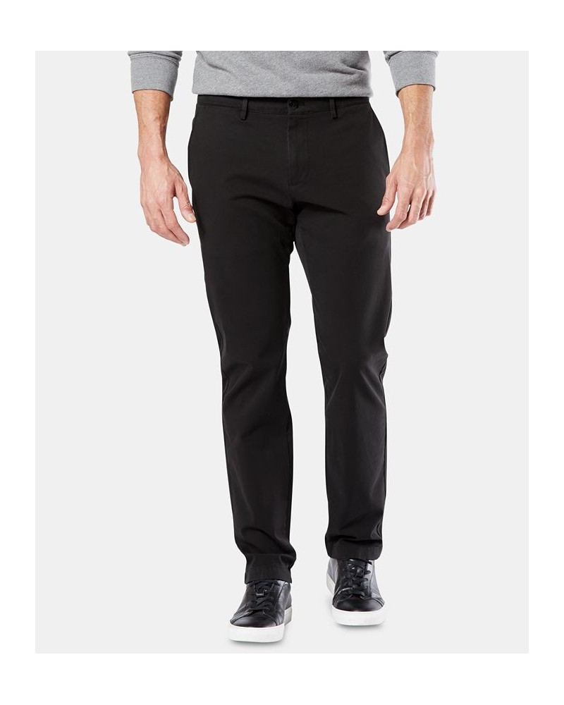 Men's Alpha Smart 360 Flex Slim Fit Chinos Black $43.19 Pants