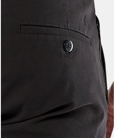 Men's Alpha Smart 360 Flex Slim Fit Chinos Black $43.19 Pants