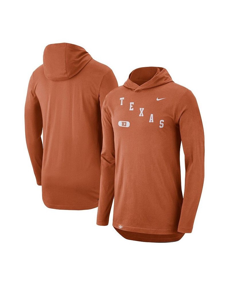 Men's Texas Orange Texas Longhorns Team Performance Long Sleeve Hoodie T-shirt $26.66 T-Shirts