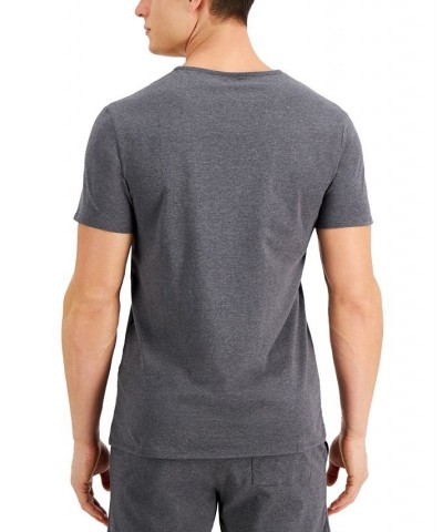 Men's Quick-Dry Split Neck Pajama T-Shirt PD01 $10.96 Pajama