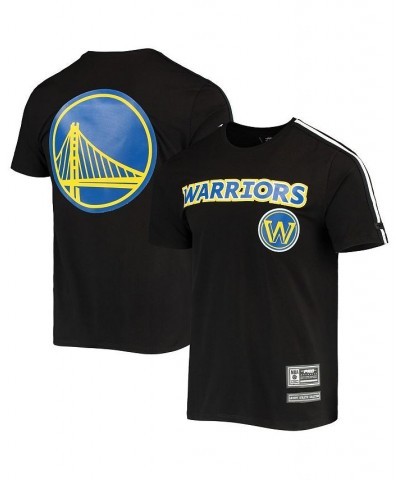 Men's Black, White Golden State Warriors Mesh Capsule Taping T-shirt $30.80 T-Shirts