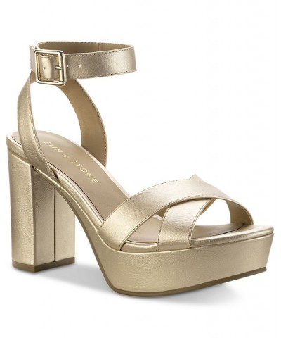 Lillah Dress Sandals Gold $36.14 Shoes