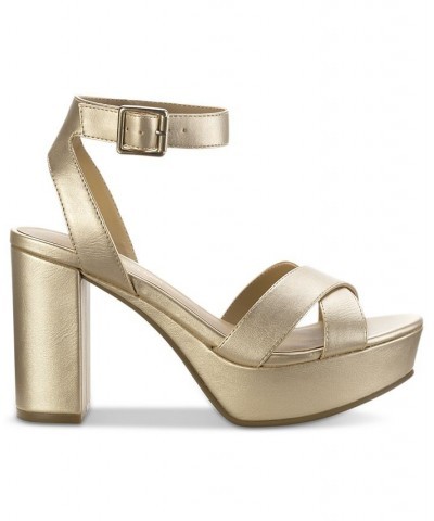 Lillah Dress Sandals Gold $36.14 Shoes