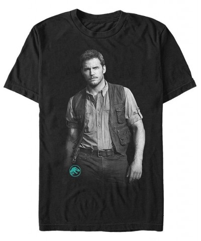 Jurassic World Men's Chris Pratt Swag Short Sleeve T-Shirt Black $18.89 T-Shirts