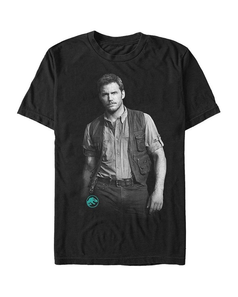 Jurassic World Men's Chris Pratt Swag Short Sleeve T-Shirt Black $18.89 T-Shirts