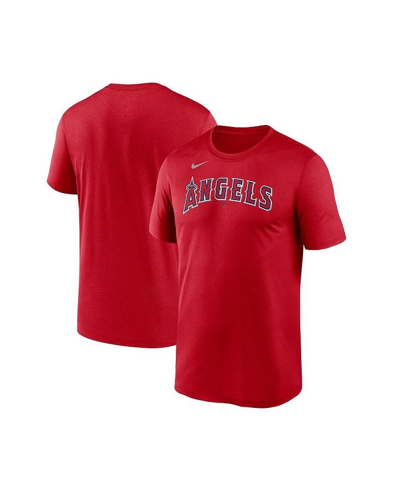 Men's Red Los Angeles Angels New Legend Wordmark T-shirt $29.99 T-Shirts