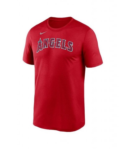 Men's Red Los Angeles Angels New Legend Wordmark T-shirt $29.99 T-Shirts