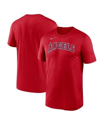 Men's Red Los Angeles Angels New Legend Wordmark T-shirt $29.99 T-Shirts