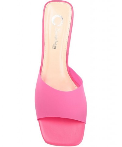 Women's Jaydin Vinyl Sandals Pink $48.00 Shoes