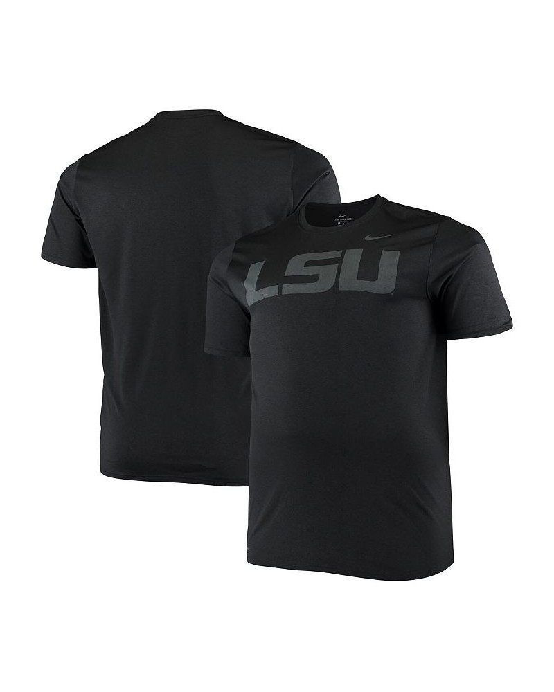 Men's Black LSU Tigers Big and Tall Legend Tonal Performance T-shirt $27.49 T-Shirts