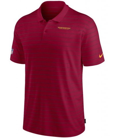 Men's Burgundy Washington Football Team Sideline Victory Coaches Performance Polo Shirt $33.63 Polo Shirts