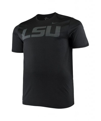 Men's Black LSU Tigers Big and Tall Legend Tonal Performance T-shirt $27.49 T-Shirts