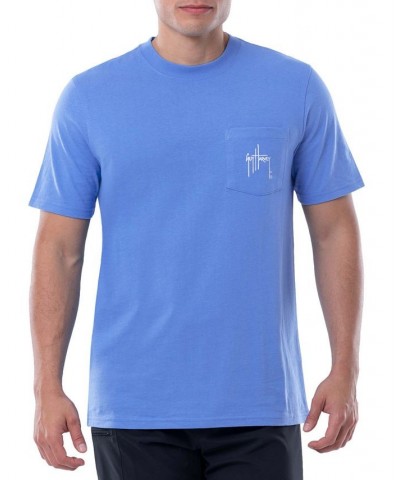 Men's Logo Graphic T-Shirt Blue $17.10 T-Shirts