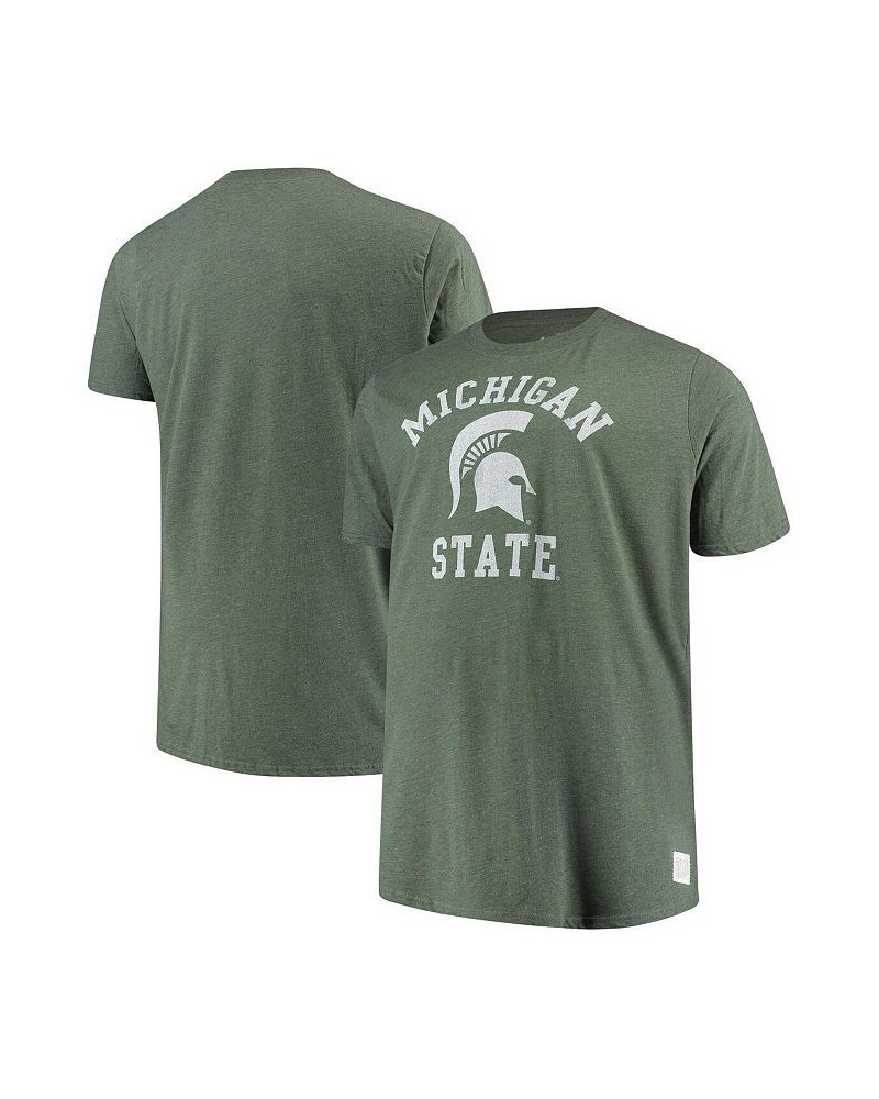 Men's Green Michigan State Spartans Big and Tall Mock Twist T-shirt $25.00 T-Shirts