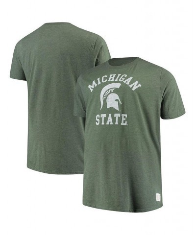 Men's Green Michigan State Spartans Big and Tall Mock Twist T-shirt $25.00 T-Shirts