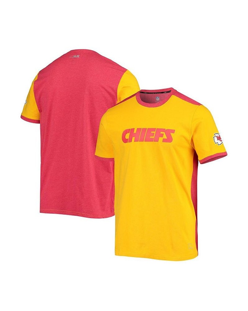 Men's Gold, Red Kansas City Chiefs Mesh Back T-shirt $21.60 T-Shirts