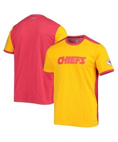 Men's Gold, Red Kansas City Chiefs Mesh Back T-shirt $21.60 T-Shirts