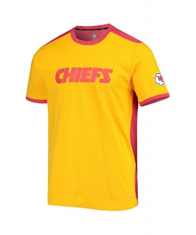 Men's Gold, Red Kansas City Chiefs Mesh Back T-shirt $21.60 T-Shirts