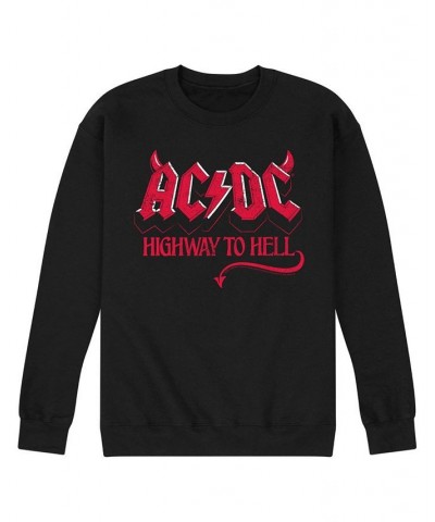 Men's ACDC Logo Fleece T-shirt Black $28.04 T-Shirts