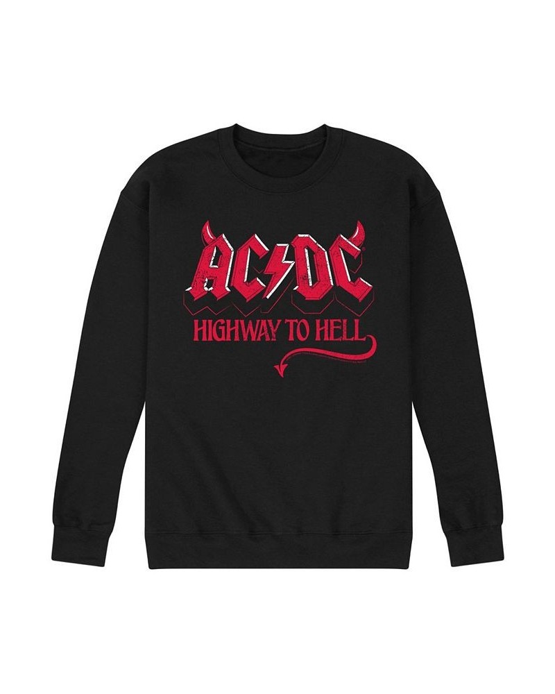 Men's ACDC Logo Fleece T-shirt Black $28.04 T-Shirts