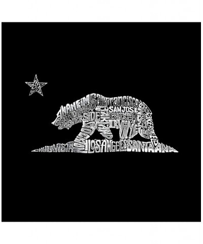 California Bear Men's Raglan Word Art T-shirt Black $18.00 T-Shirts