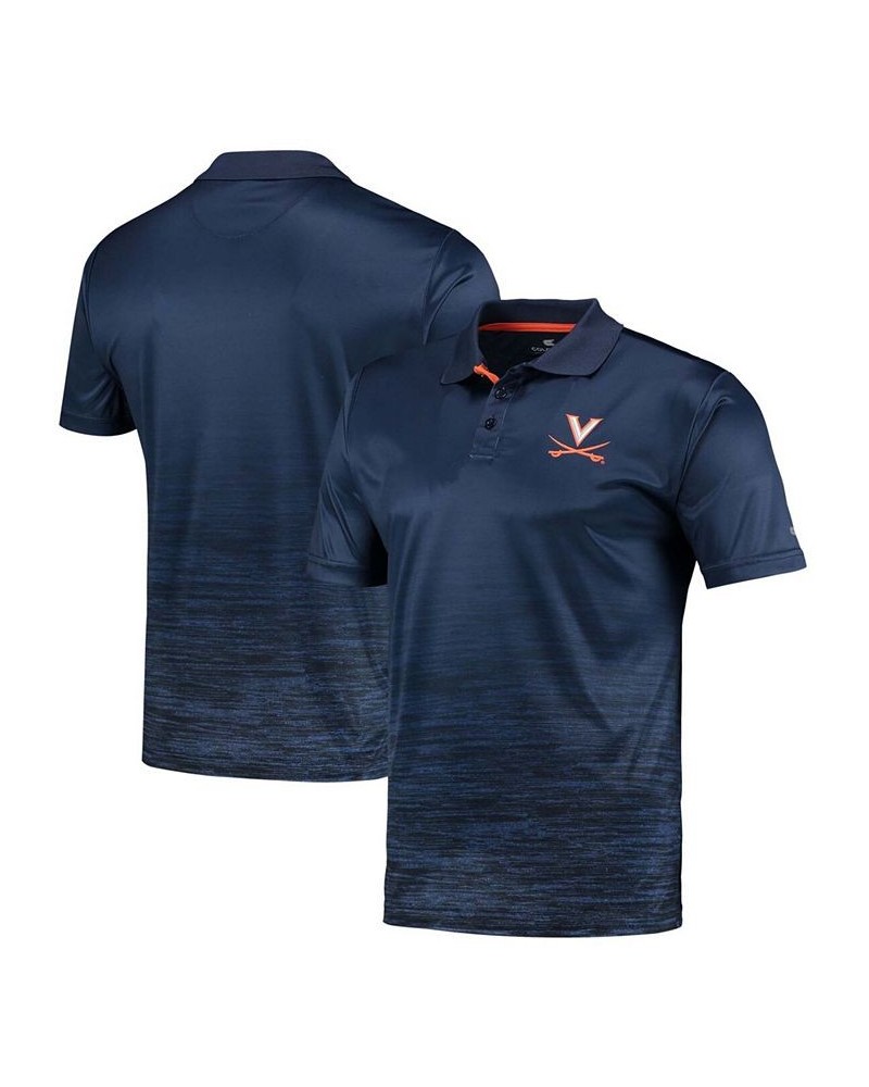 Men's Navy Virginia Cavaliers Marshall Polo $26.67 Polo Shirts