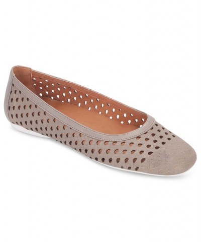 Women's Eugene Travel Ballet Flats PD01 $73.14 Shoes