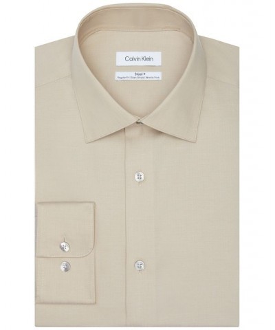 Calvin Klein Men's Steel Regular Fit Stain Shield Performance Dress Shirt PD01 $35.80 Dress Shirts