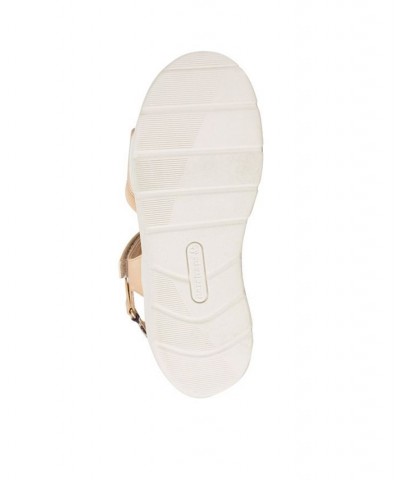 Wincy Platform Sandals Tan/Beige $47.17 Shoes