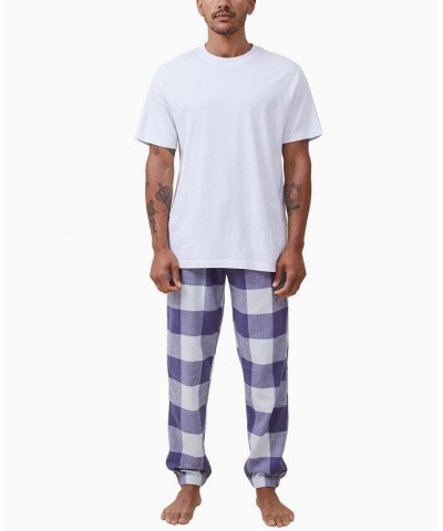 Men's Lounge Drawstring Pants True Navy, Blue Haze Check $25.85 Pajama