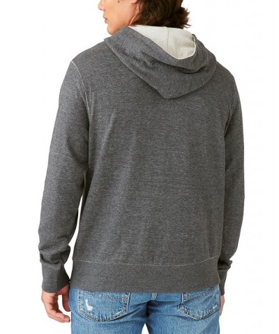 Men's Duo Fold Long Sleeves Hooded Sweatshirt Gray $27.57 Sweatshirt