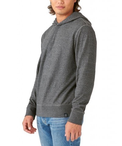 Men's Duo Fold Long Sleeves Hooded Sweatshirt Gray $27.57 Sweatshirt