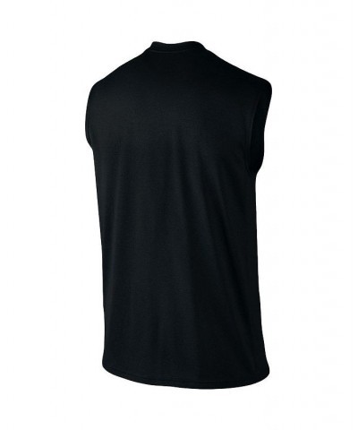 Men's Black Duke Blue Devils Wordmark Drop Legend Performance Tank Top $22.39 T-Shirts