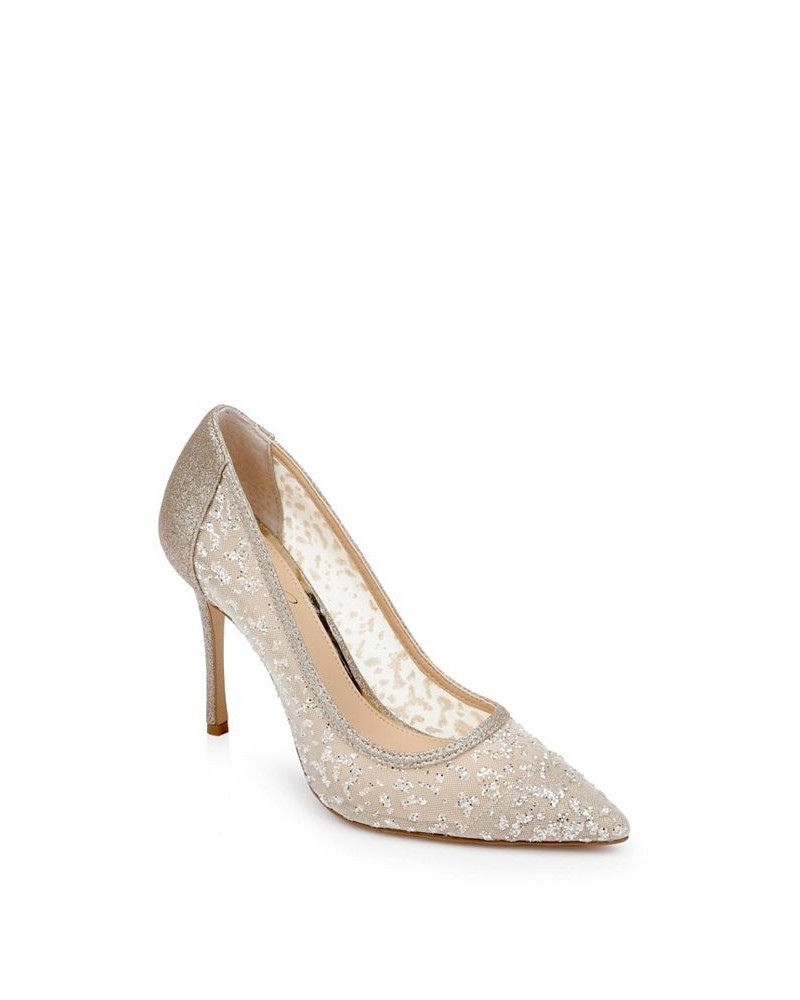 Women's Aylin Evening Pumps White $59.34 Shoes