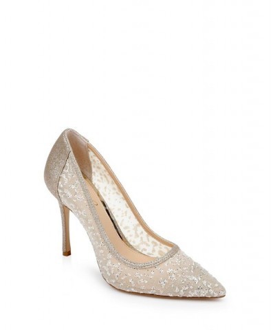 Women's Aylin Evening Pumps White $59.34 Shoes