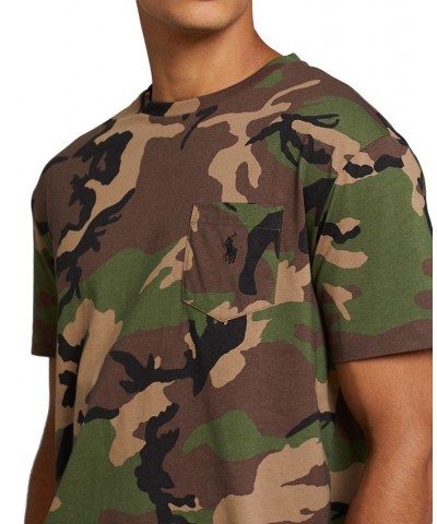 Men's Classic-Fit Jersey Pocket T-Shirt Green $31.97 T-Shirts