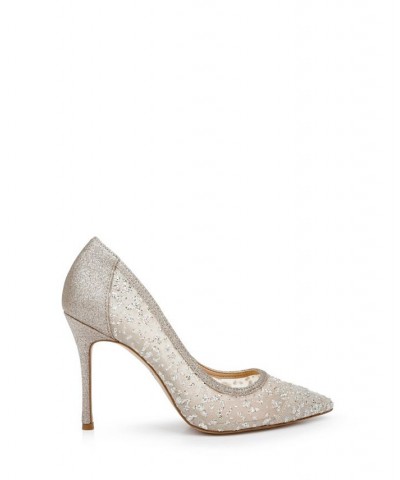 Women's Aylin Evening Pumps White $59.34 Shoes