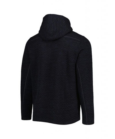 Men's Black New York Mets Queensland Quilted Hoodie $54.40 Sweatshirt