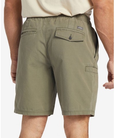 Quiksilver Men's Last Light Solid Walkshorts Green $40.00 Shorts