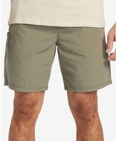 Quiksilver Men's Last Light Solid Walkshorts Green $40.00 Shorts