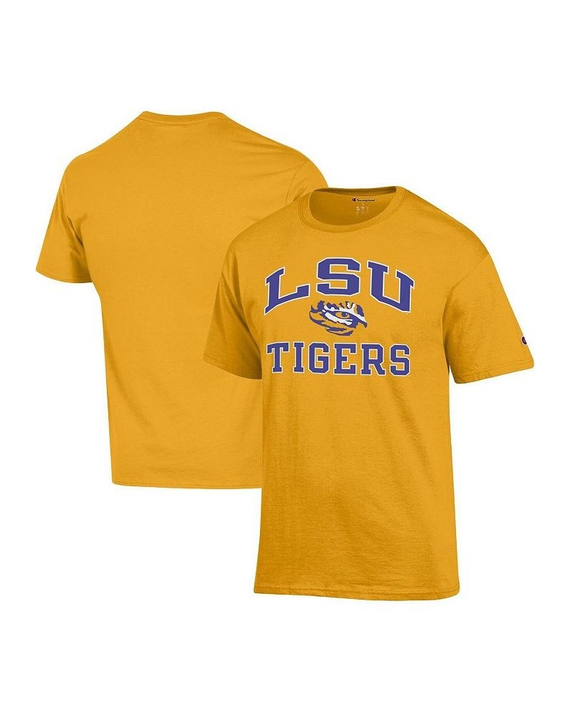 Men's Gold LSU Tigers High Motor T-shirt $15.58 T-Shirts