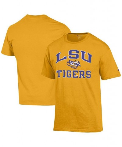 Men's Gold LSU Tigers High Motor T-shirt $15.58 T-Shirts