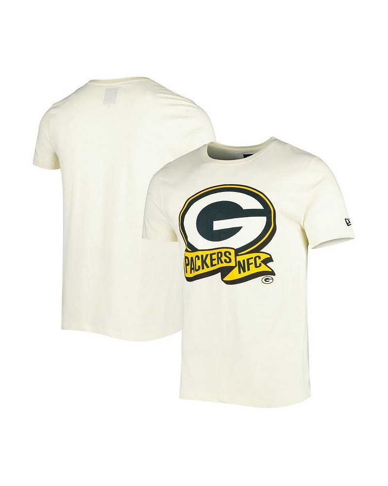 Men's Cream Green Bay Packers Sideline Chrome T-shirt $21.82 T-Shirts