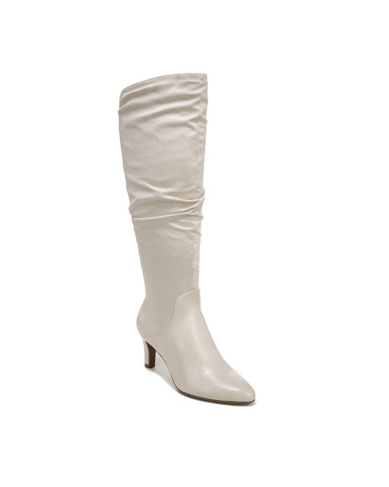 Glory Wide Calf Tall Boots White $24.00 Shoes