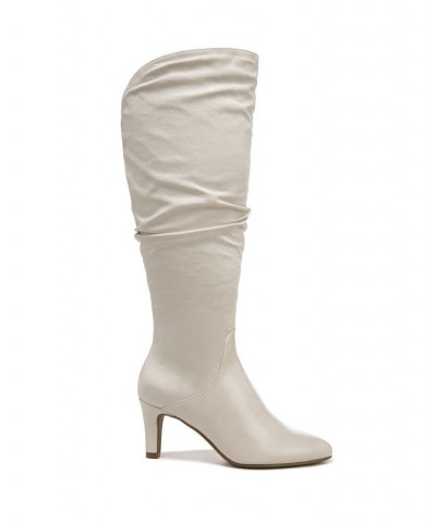 Glory Wide Calf Tall Boots White $24.00 Shoes